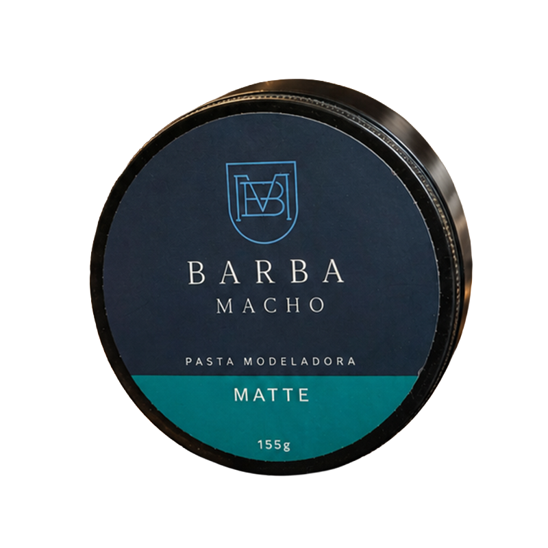 Barba Macho Pasta Modeladora Matte — mockup do produto